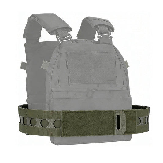 MOLLE Quick Release Cummerbund 3 Semi-Rigid Tactical Waistband Quick Disconnect Hook & Loop Strap for Plate Vest, Gear