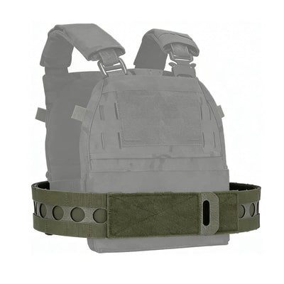MOLLE Quick Release Cummerbund 3 Semi-Rigid Tactical Waistband Quick Disconnect Hook & Loop Strap for Plate Vest, Gear