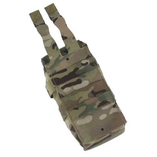 Tactical Small First Aid Kit Quick Release Magazine Pouch Tear-Away MOLLE IFAK Bag Medical Kit for Camping, Hunting, etc.