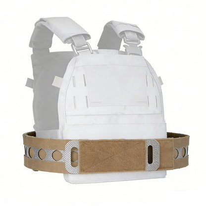 MOLLE Quick Release Cummerbund 3 Semi-Rigid Tactical Waistband Quick Disconnect Hook & Loop Strap for Plate Vest, Gear