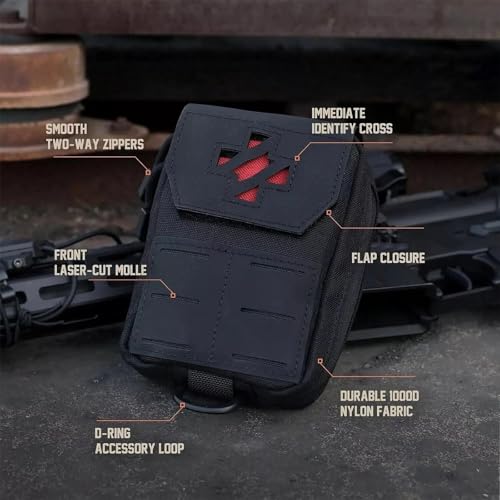 Tactical Medical Pouch MOLLE EMT First Aid Pouch IFAK Utility Pouch Trauma Bag Emergency Trauma Bag