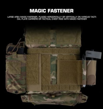 Tactical t0urniquet Holder Hunting Vest Plate Carrier Side Wing Magic Fastener Elastic T0urniquet Pouch Vest Accessories