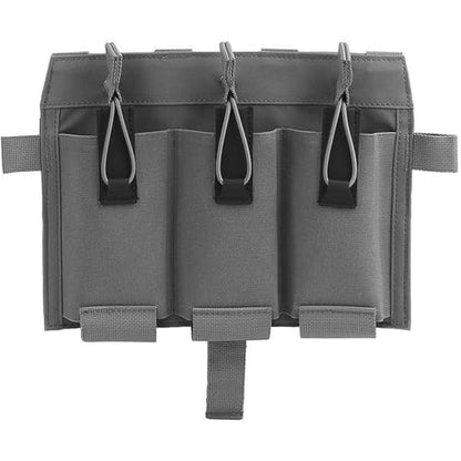 Tactical Triple Mag Pouch 5.56 Elastic Insert,Tactical Bag Fast Draw MOLLE Mag Pouches for Tactical Vest S.PC J.PC Accessories