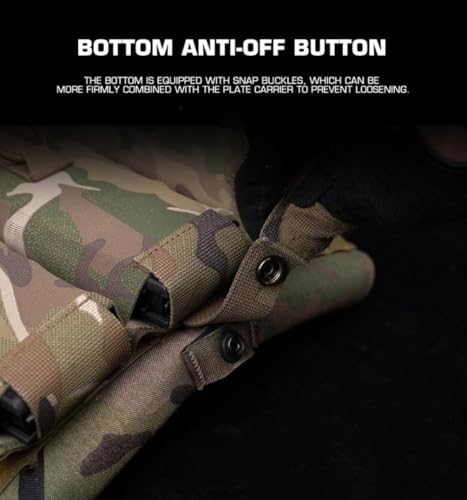 Tactical Triple Mag Pouch 5.56 Elastic Insert,Tactical Bag Fast Draw MOLLE Mag Pouches for Tactical Vest S.PC J.PC Accessories