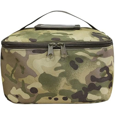 Tactical Ammo Bag with Detachable Inner Space Bullet Carrying Pouch for Hunting Pistol Rifle Shotgun Shooting Bullet Storage Bag(Black)