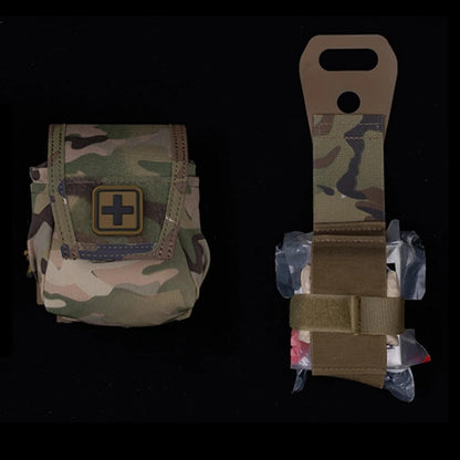 Lle Tactical Medical Bag Quick Release EMT IFAK First Aid Pouch MED Belt Bag Small Portable Utility Emergency Survival Pack