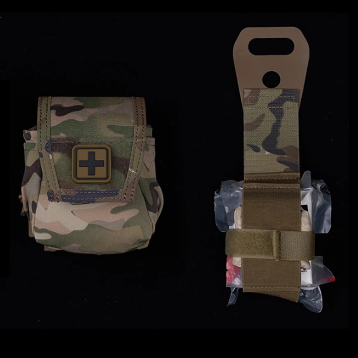 Lle Tactical Medical Bag Quick Release EMT IFAK First Aid Pouch MED Belt Bag Small Portable Utility Emergency Survival Pack
