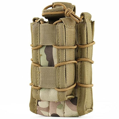 Tactical Molle Mother and Child Magazine Pouch Open-Top Single Pistol Mag Pouch AR/M4/M16 Cartridge Clip Pouch Hunting Bag