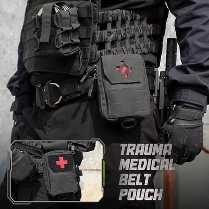 Tactical Medical Pouch MOLLE EMT First Aid Pouch IFAK Utility Pouch Trauma Bag Emergency Trauma Bag