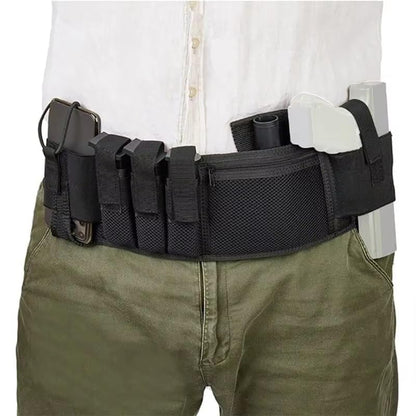 Men Tactical Belly Band Concealed Carry Gun Holster Universal Invisible Waist Pistol Holster Adjustable Hunting Battle Belt