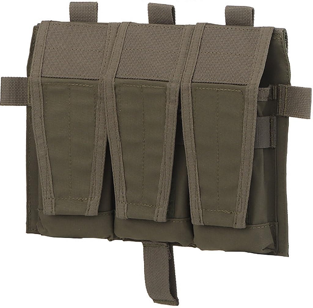Tactical Mag Pouch MOLLE Triple Pouch M4/5.56 Hunting Vest Detachable Flap Front Bag Plate Carrier Accessories for A.VS S.PC J.PC 2.0