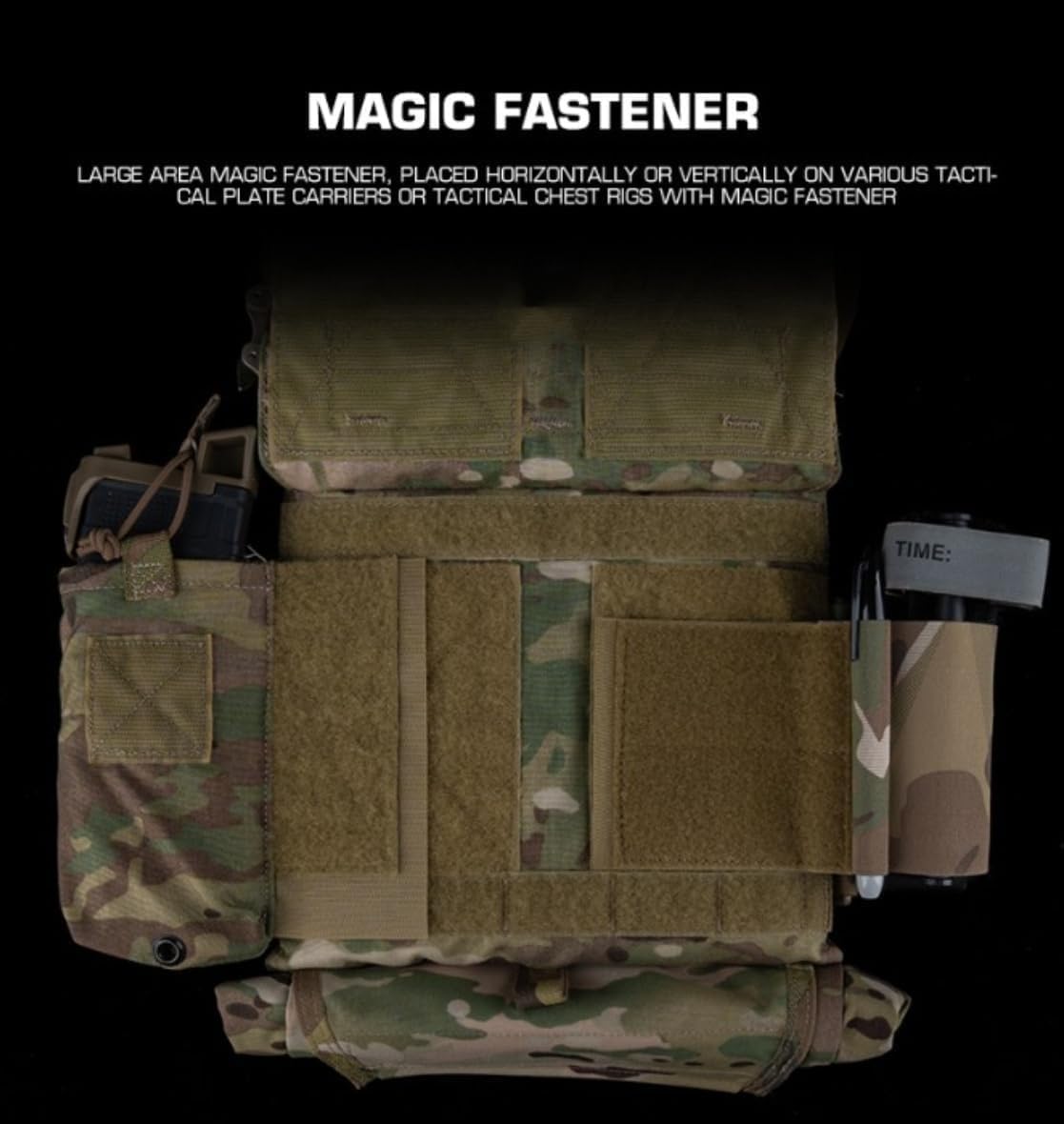 Tactical t0urniquet Holder Hunting Vest Plate Carrier Side Wing Magic Fastener Elastic T0urniquet Pouch Vest Accessories