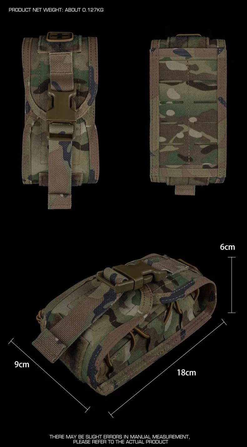 Tactical Vest Belt MOLLE Compact Medical Pouch V2 Disassembly Small Medical Bag Nylon Hunting and Hiking Equipment