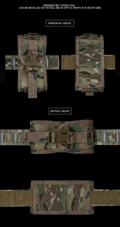 Tactical Vest Belt MOLLE Compact Medical Pouch V2 Disassembly Small Medical Bag Nylon Hunting and Hiking Equipment