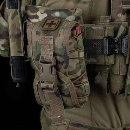Tactical Vest Belt MOLLE Compact Medical Pouch V2 Disassembly Small Medical Bag Nylon Hunting and Hiking Equipment