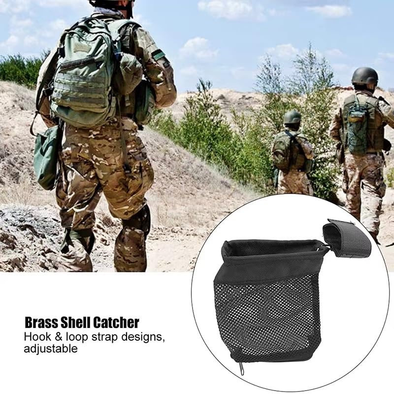 2/4 Tactical Bullet Collection Bag pieces Outdoor Shell Recovery Bag Brass Shell Catcher Pouch Net Pack Shooting Supplies