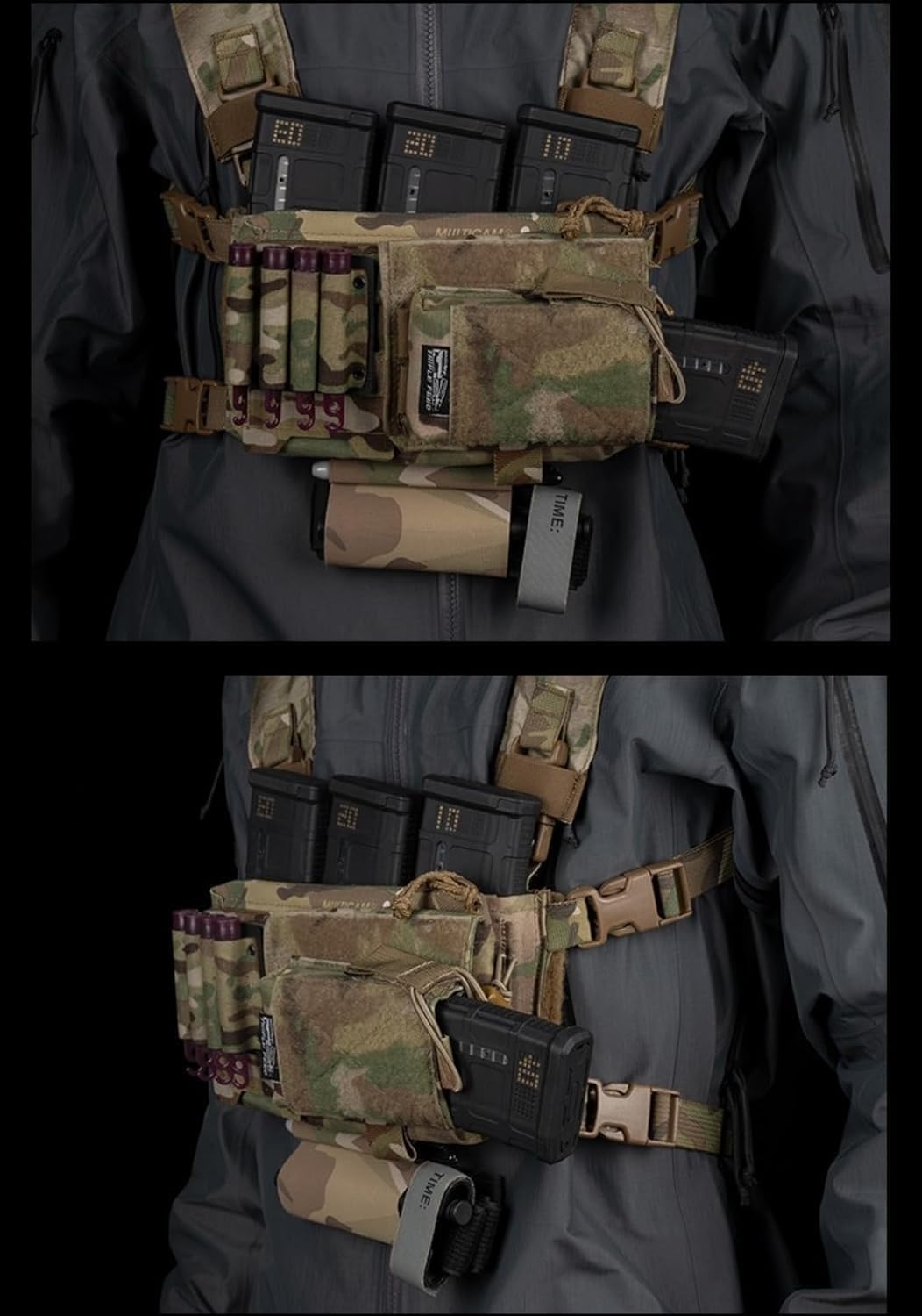 Tactical t0urniquet Holder Hunting Vest Plate Carrier Side Wing Magic Fastener Elastic T0urniquet Pouch Vest Accessories