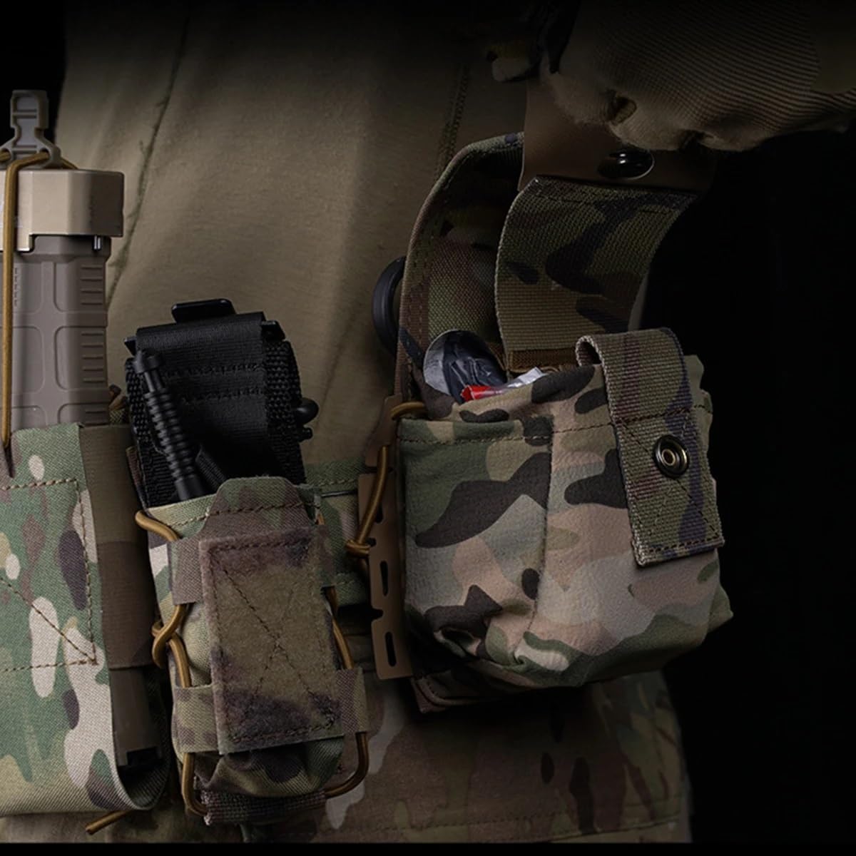 Lle Tactical Medical Bag Quick Release EMT IFAK First Aid Pouch MED Belt Bag Small Portable Utility Emergency Survival Pack