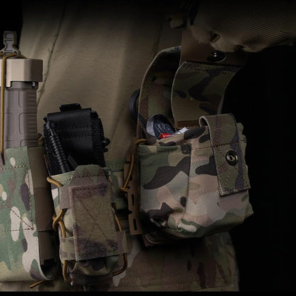 Lle Tactical Medical Bag Quick Release EMT IFAK First Aid Pouch MED Belt Bag Small Portable Utility Emergency Survival Pack