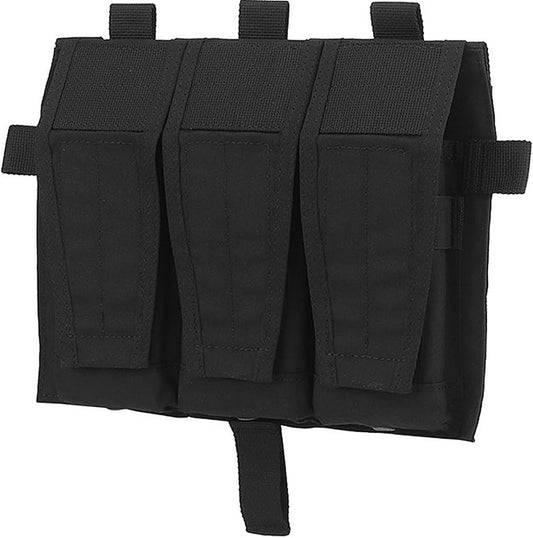 Tactical Mag Pouch MOLLE Triple Pouch M4/5.56 Hunting Vest Detachable Flap Front Bag Plate Carrier Accessories for A.VS S.PC J.PC 2.0