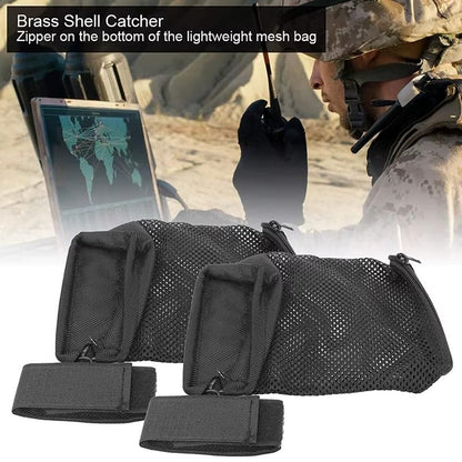 2/4 Tactical Bullet Collection Bag pieces Outdoor Shell Recovery Bag Brass Shell Catcher Pouch Net Pack Shooting Supplies