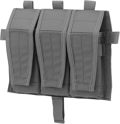 Tactical Mag Pouch MOLLE Triple Pouch M4/5.56 Hunting Vest Detachable Flap Front Bag Plate Carrier Accessories for A.VS S.PC J.PC 2.0