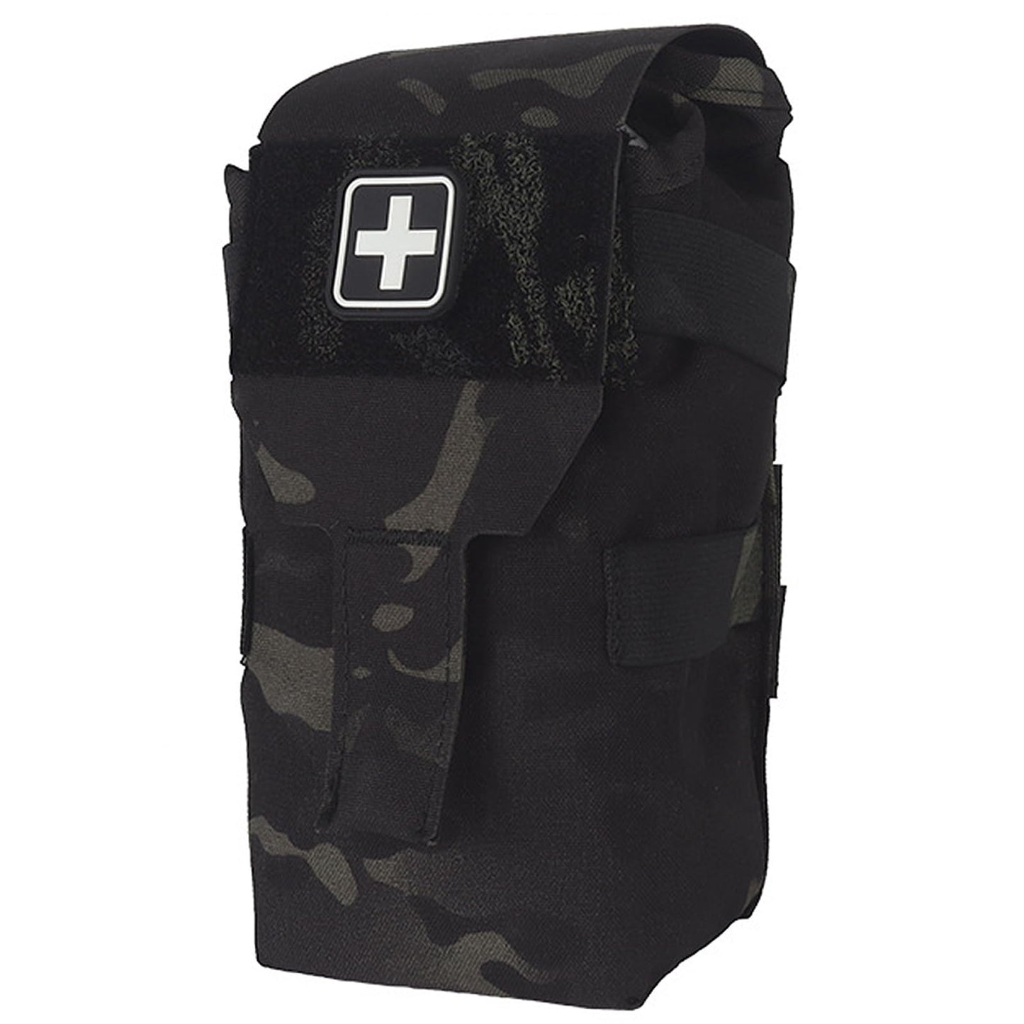 Tactical Small First Aid Kit Quick Release Magazine Pouch Tear-Away MOLLE IFAK Bag Medical Kit for Camping, Hunting, etc.