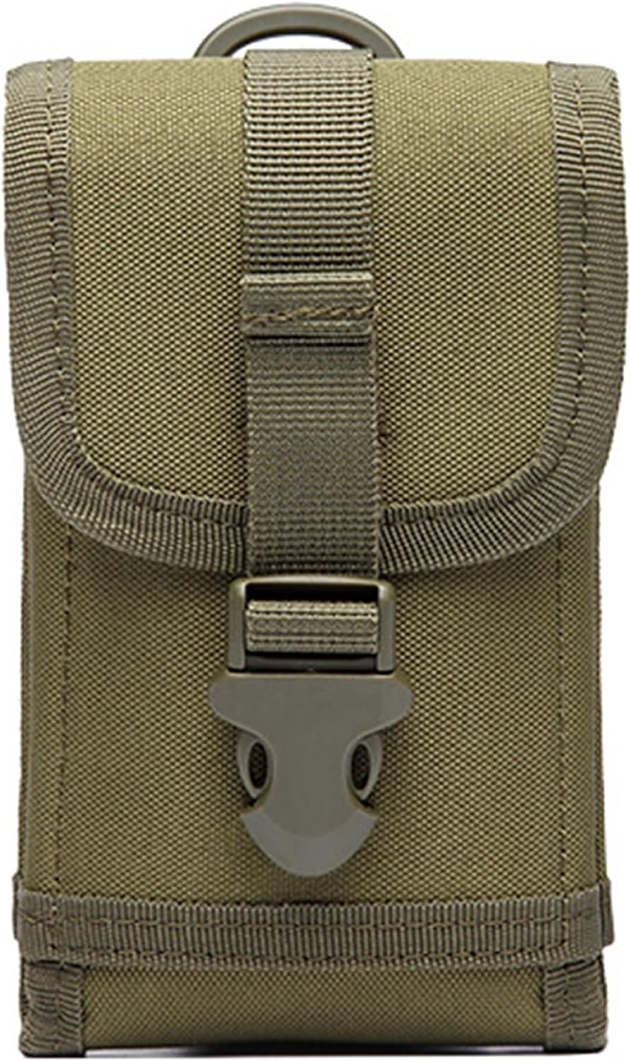 Universal Tactical MOLLE Holster Army Mobile Phone Belt Pouch EDC Security Pack Carry Accessory Kit Waist Bag Case(Acu)