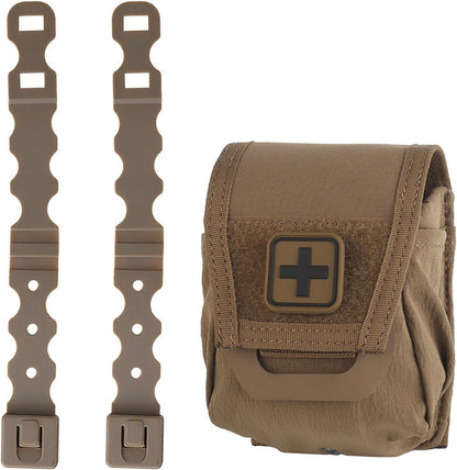 Lle Tactical Medical Bag Quick Release EMT IFAK First Aid Pouch MED Belt Bag Small Portable Utility Emergency Survival Pack
