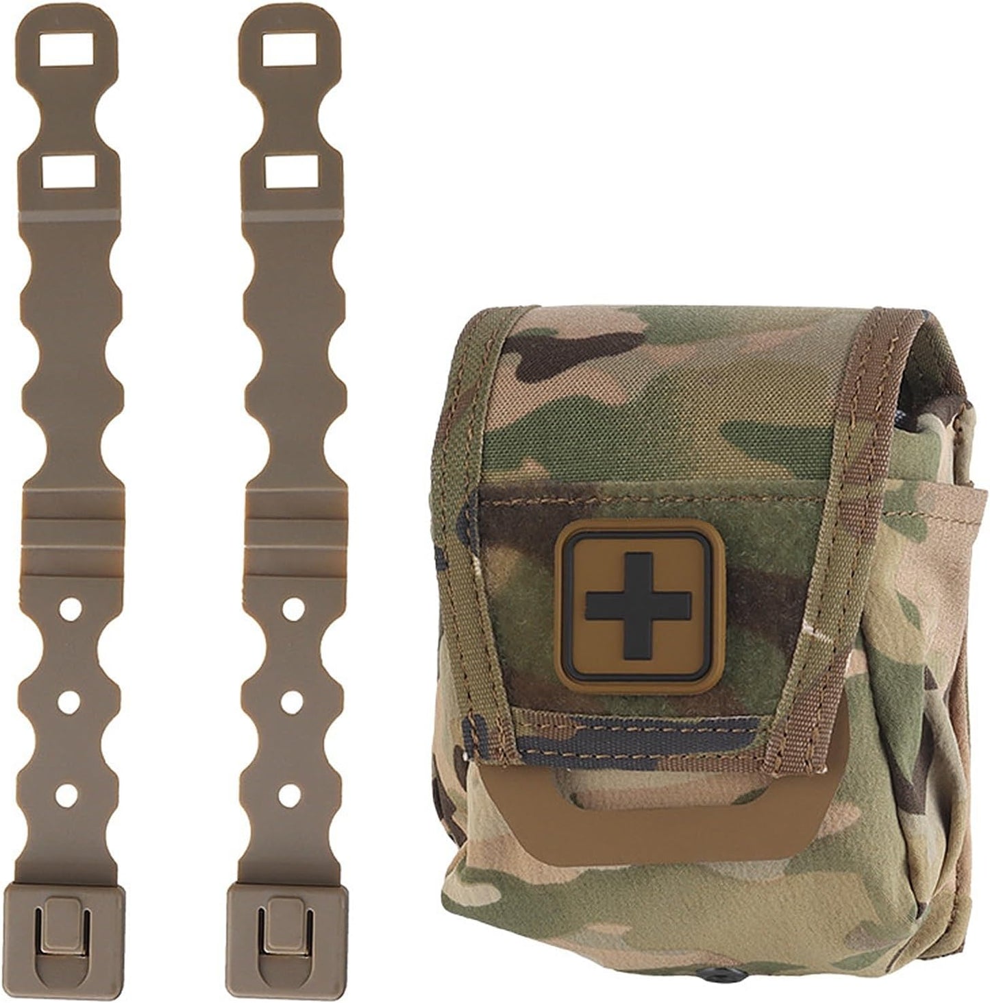 Lle Tactical Medical Bag Quick Release EMT IFAK First Aid Pouch MED Belt Bag Small Portable Utility Emergency Survival Pack