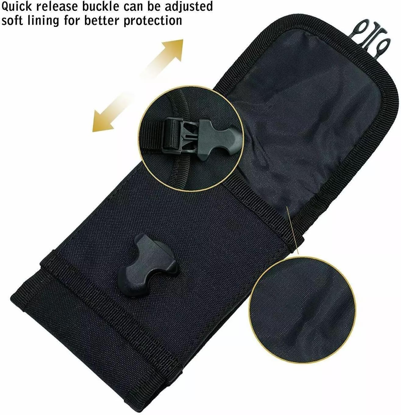 Universal Tactical MOLLE Holster Army Mobile Phone Belt Pouch EDC Security Pack Carry Accessory Kit Waist Bag Case(Acu)