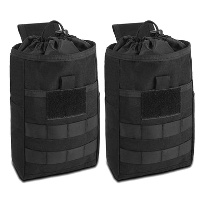 Tactical Molle Dump Pouch Drawstring Magazine Dump Bag Utility Belt Ammo Pouch