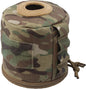Tactical Toilet Paper Holder, Waterproof Toilet Roll Paper Bag Toilet Paper Storage Pouch with Side Webbing for Camping Hiking Picnics(Black)